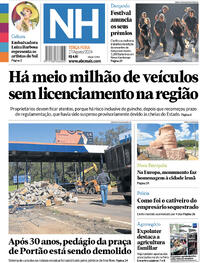 Capa do jornal Jornal NH 27/08/2024