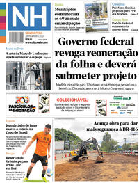 Capa do jornal Jornal NH 28/02/2024