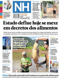 Capa do jornal Jornal NH 28/03/2024
