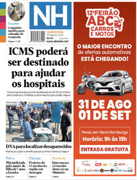Capa do jornal Jornal NH 28/08/2024