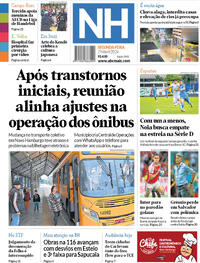 Capa do jornal Jornal NH 29/04/2024