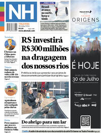 Capa do jornal Jornal NH 30/07/2024