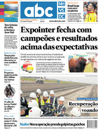Capa do jornal Jornal NH 30/08/2024