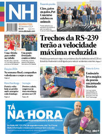 Capa do jornal Jornal NH 30/09/2024