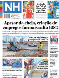 Capa do jornal Jornal NH 03/02/2025