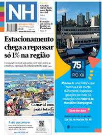 Capa do jornal Jornal NH 03/03/2025