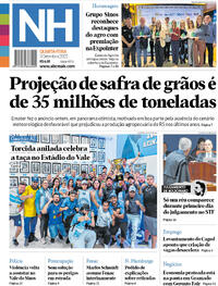 Capa do jornal Jornal NH 03/09/2025