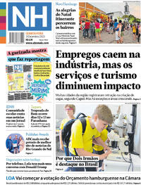 Capa do jornal Jornal NH 03/12/2025