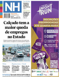 Capa do jornal Jornal NH 04/11/2025