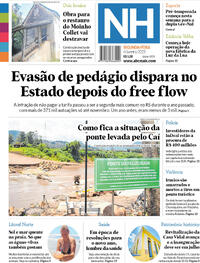 Capa do jornal Jornal NH 06/01/2025