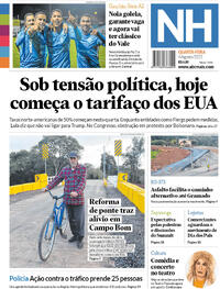 Capa do jornal Jornal NH 06/08/2025