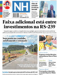 Capa do jornal Jornal NH 06/11/2025