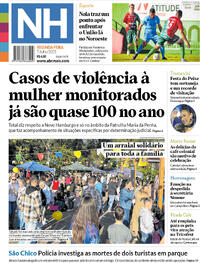 Capa do jornal Jornal NH 07/07/2025
