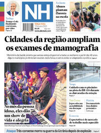 Capa do jornal Jornal NH 07/10/2025