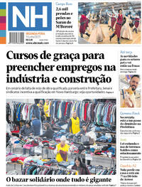 Capa do jornal Jornal NH 09/06/2025