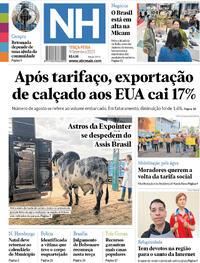 Capa do jornal Jornal NH 09/09/2025