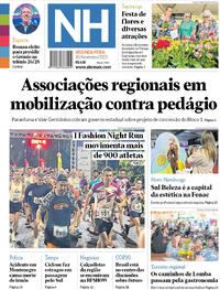 Capa do jornal Jornal NH 10/11/2025