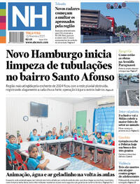 Capa do jornal Jornal NH 11/02/2025