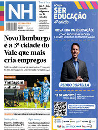 Capa do jornal Jornal NH 11/08/2025