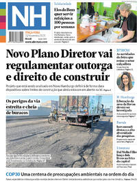 Capa do jornal Jornal NH 11/11/2025