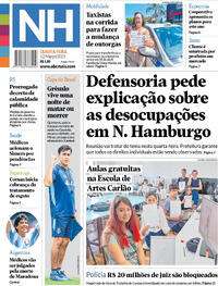 Capa do jornal Jornal NH 12/03/2025