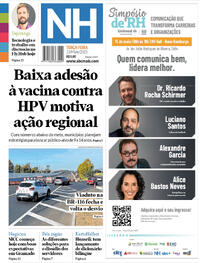 Capa do jornal Jornal NH 13/05/2025