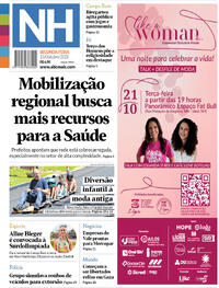 Capa do jornal Jornal NH 13/10/2025