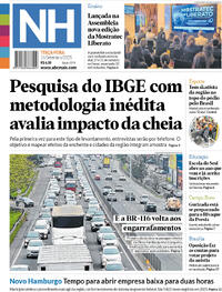 Capa do jornal Jornal NH 16/09/2025