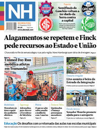 Capa do jornal Jornal NH 17/02/2025