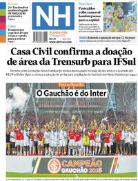 Capa do jornal Jornal NH 17/03/2025