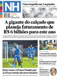 Capa do jornal Jornal NH 17/06/2025