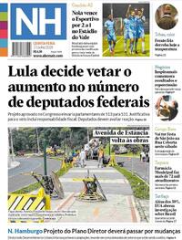 Capa do jornal Jornal NH 17/07/2025
