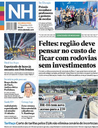 Capa do jornal Jornal NH 17/11/2025
