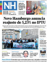 Capa do jornal Jornal NH 17/12/2025