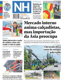 Capa do jornal Jornal NH 18/02/2025