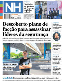 Capa do jornal Jornal NH 18/11/2025