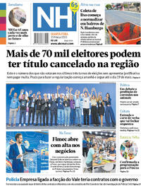 Capa do jornal Jornal NH 19/03/2025
