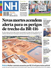Capa do jornal Jornal NH 19/08/2025