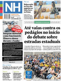 Capa do jornal Jornal NH 19/11/2025