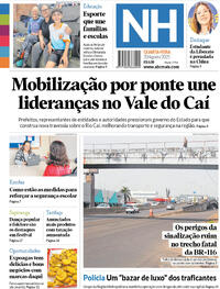 Capa do jornal Jornal NH 20/08/2025