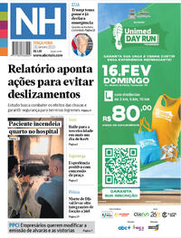 Capa do jornal Jornal NH 21/01/2025