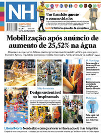 Capa do jornal Jornal NH 22/01/2025
