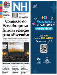 Capa do jornal Jornal NH 22/05/2025