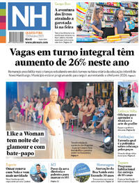 Capa do jornal Jornal NH 22/10/2025