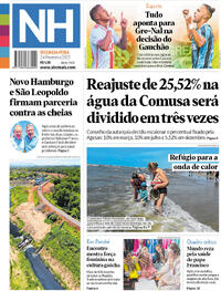 Capa do jornal Jornal NH 24/02/2025
