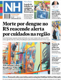Capa do jornal Jornal NH 24/03/2025