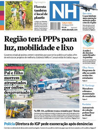 Capa do jornal Jornal NH 25/03/2025