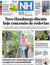Capa do jornal Jornal NH 25/11/2025