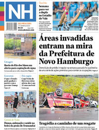 Capa do jornal Jornal NH 27/01/2025
