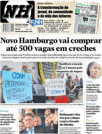 Capa do jornal Jornal NH 27/03/2025